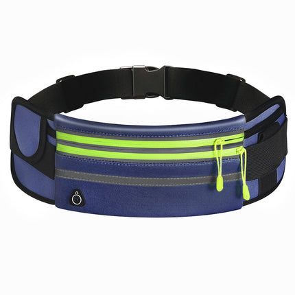 Sac banane imperméable à double fermeture éclair pour le sport et la course à pied, sac banane unisexe