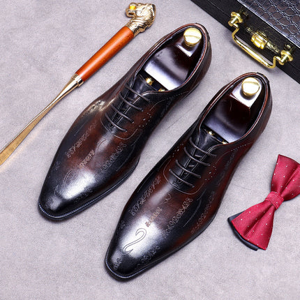 Men's Business Formal Leather Shoes – Stylish, Comfortable & Durable