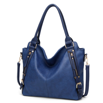 Sac fourre-tout vintage en cuir PU pour femme