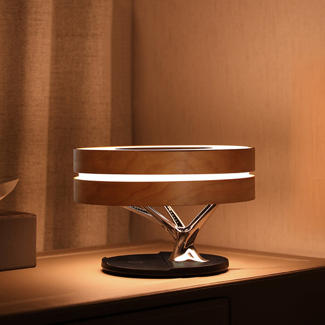 Round Bluetooth Music Bed Lamp