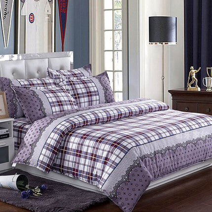 Diamond Velvet 4-Piece Bedding Set