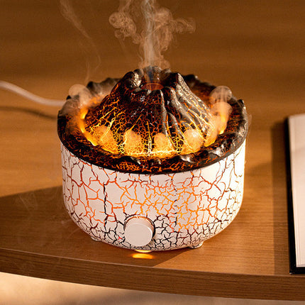 Volcano Jellyfish Flame Humidifier Aromatherapy Diffuser
