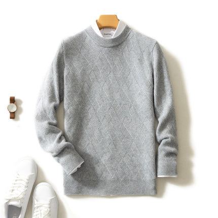Pull en cachemire épais pour homme