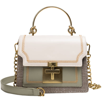 Sac à bandoulière à chaîne texturé tendance pour plus de style