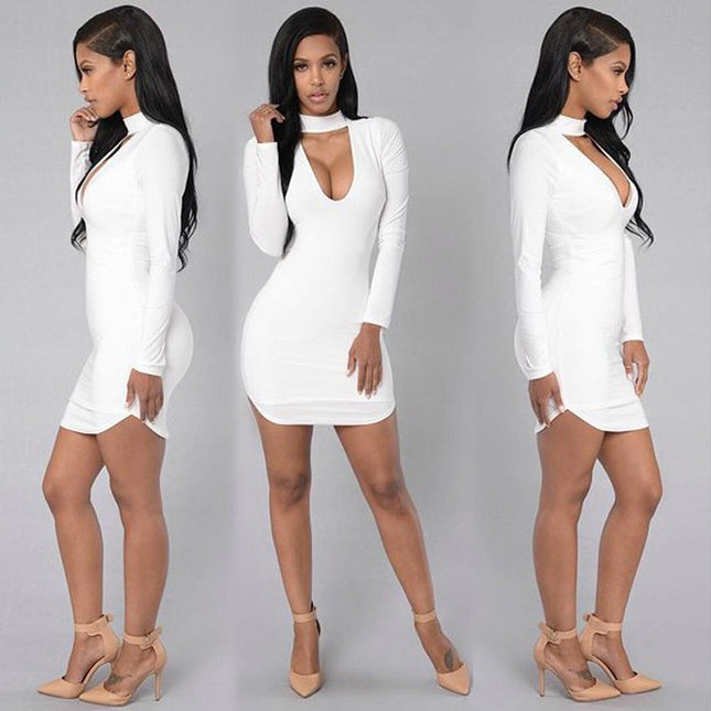 Long Sexy Slim Hip Dress
