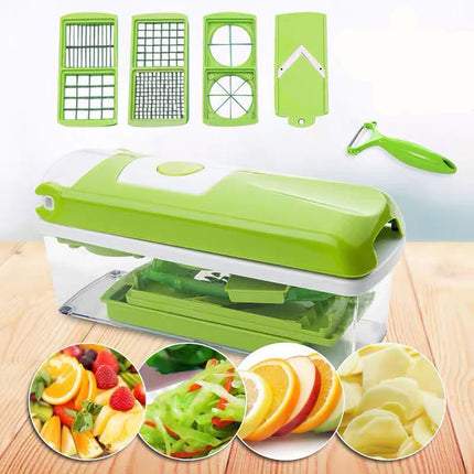 Hachoir à légumes multifonctionnel 12 pièces