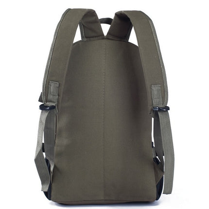 Sac à dos en toile pour homme - Sac d'étudiant durable avec fermeture éclair, 44 x 28 x 16 cm, élégant et pratique