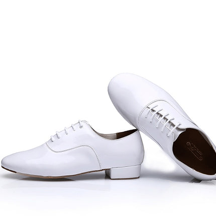Men's Leather Dance Shoes Soft Bottom Latin & Standard