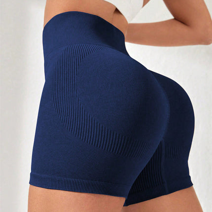 Cross-border Thread Yoga Shorts Peach Hip Exercise Shorts