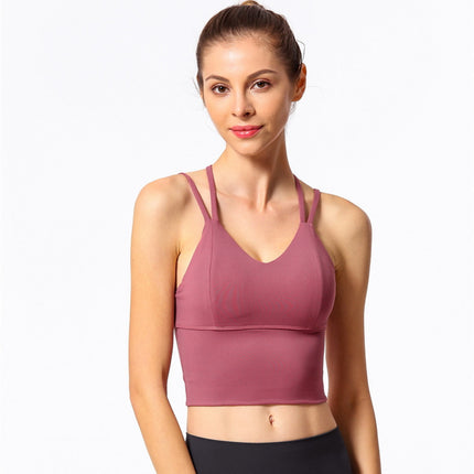 Sexy Cross-Shoulder Strap Sports Tank