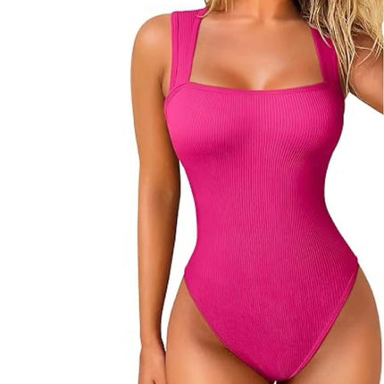 U-neck Sleeveless Jumpsuit