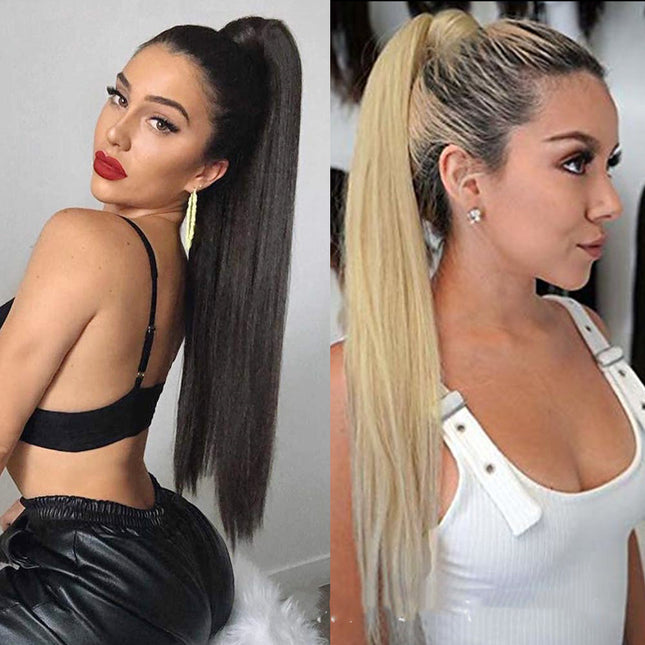 Chemical Fiber Invisible Velcro Ponytail