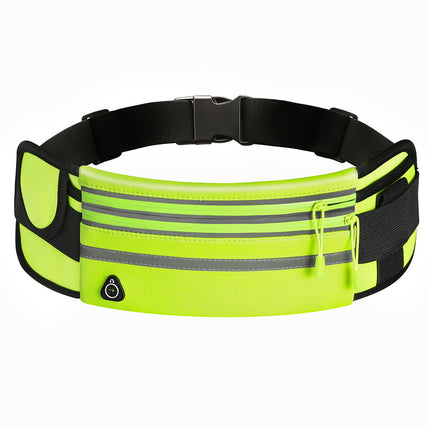 Sac banane imperméable à double fermeture éclair pour le sport et la course à pied, sac banane unisexe