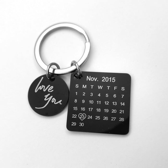 Custom DIY Personalized Calendar Keychain