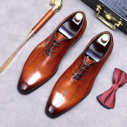Men's Business Formal Leather Shoes – Stylish, Comfortable & Durable