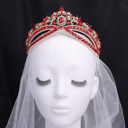 Couronne de mariage, coiffure, bijoux pour cheveux