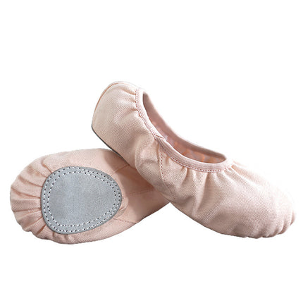 Chaussures d'entraînement en toile pour danse du ventre et ballet à semelle souple