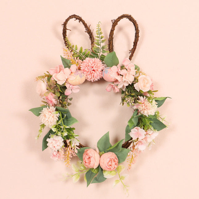 Easter Egg & Rabbit Wreath Decoration