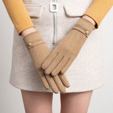 Gants thermiques en polaire pour l'équitation d'hiver