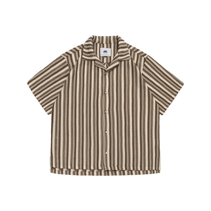 Shirt Men's Loose Short Sleeve Jacket