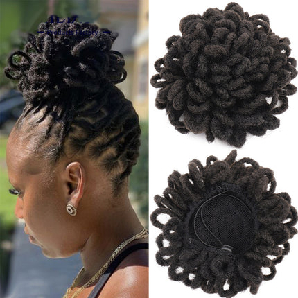 African Wig Bun Hair Bag