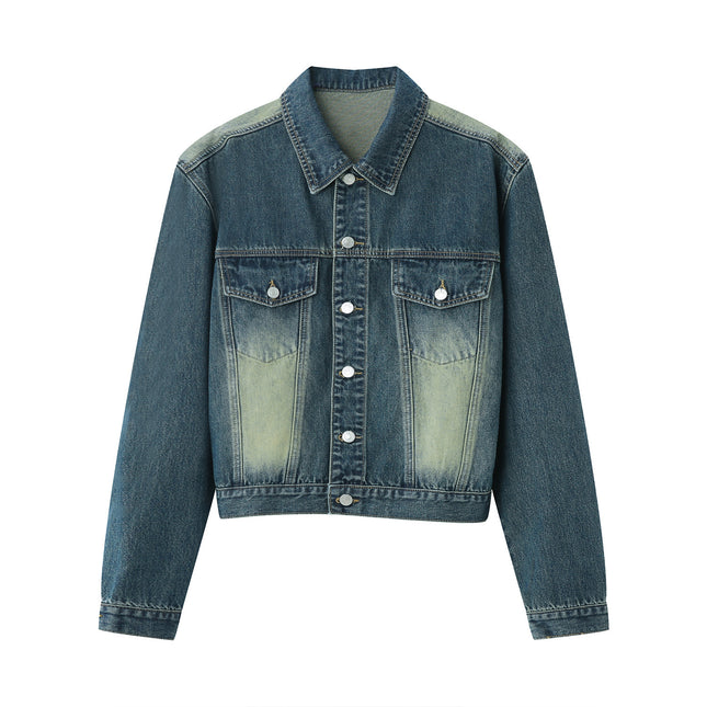 Retro Cowboy Coat & Jeans Set