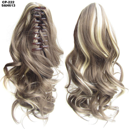 Long Wave Ponytail Wrap Around Clip-In Hair Headwear