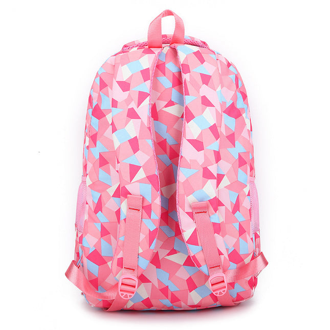 Sac d'école à double bandoulière pour filles Han Edition College Wind pour les enfants de la 3e à la 6e année