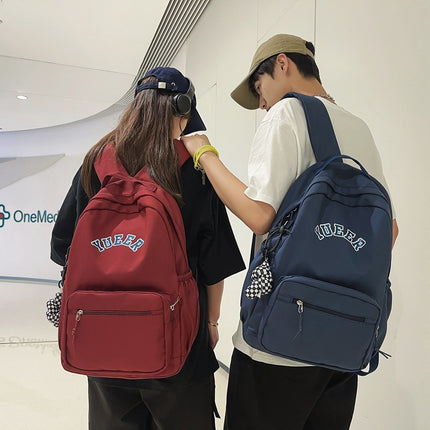 Sac à dos d'école unisexe en nylon - Moyen, 20 L