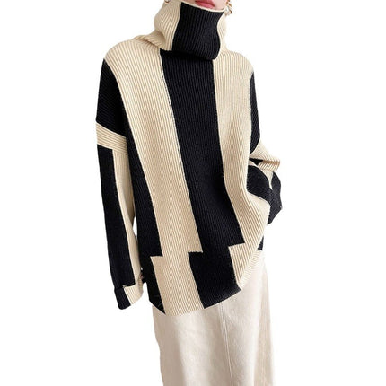 Idle Style Turtleneck Pullover Sweater