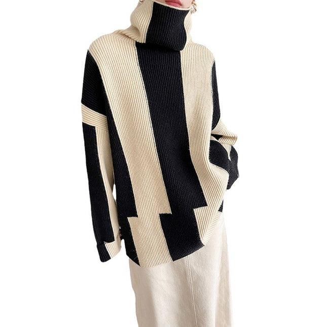 Idle Style Turtleneck Pullover Sweater