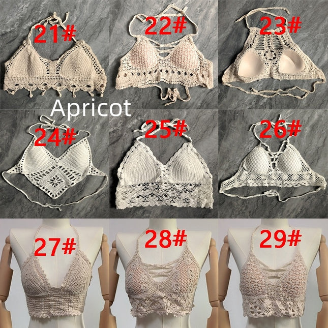 Embroidered Hollow Lace Vest