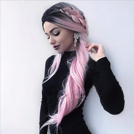 Long Straight Gradient Wig