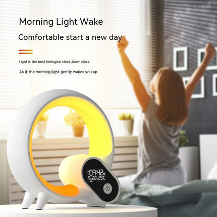 ساعة منبه رقمية من Creative Q Light Analog Sunrise