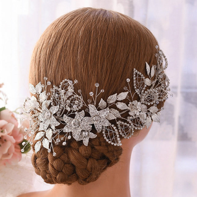 Bijoux de cheveux de mariage faits à la main et respectueux de l'environnement