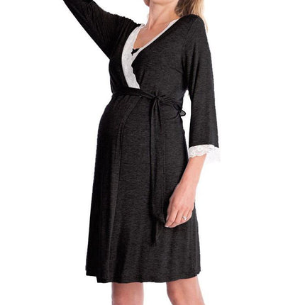 Chemise de nuit pour femmes enceintes Vêtements de nuit de maternité