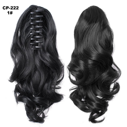 Long Wave Ponytail Wrap Around Clip-In Hair Headwear