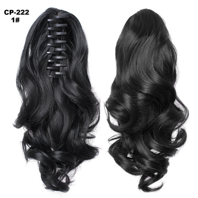 Long Wave Ponytail Wrap Around Clip-In Hair Headwear