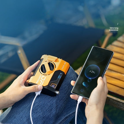 Ventilateur portable à suspendre à la taille 5000 mAh