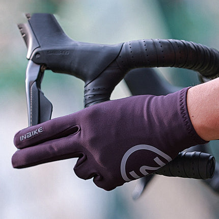 Gants d'équitation doublés en polaire, chauds, doigts complets, écran tactile, absorption des chocs