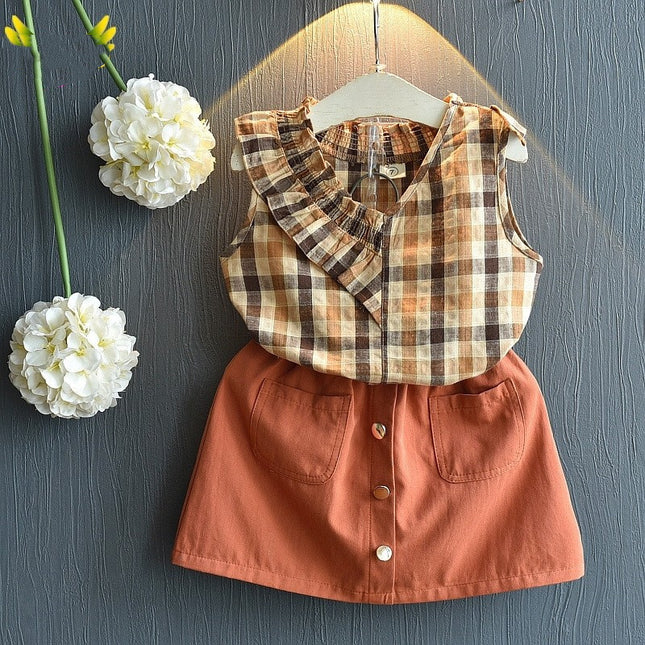 Ensembles de vêtements pour enfants et bébés filles