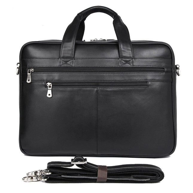 Sac à main en cuir Porte-documents en cuir nappa Texture confortable Sac en cuir véritable pour homme