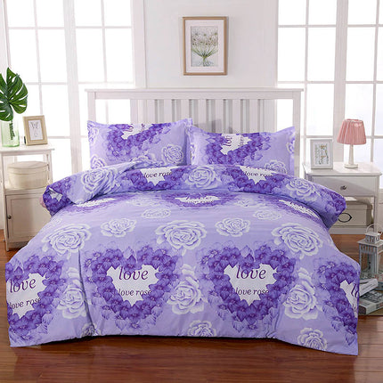 Diamond Velvet 4-Piece Bedding Set