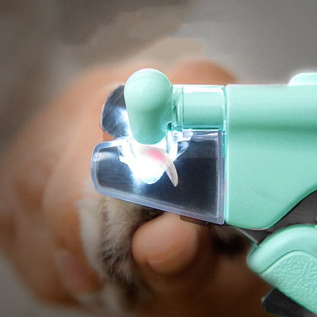 Coupe-ongles pour animaux de compagnie avec lumière LED
