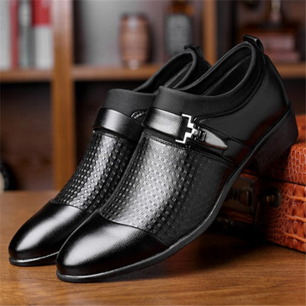 Men's Formal Leather Shoes - Breathable, Wear-Resistant, Non-Slip