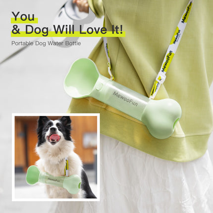 Mewoofun Pet Dog Water Bottle Feeder
