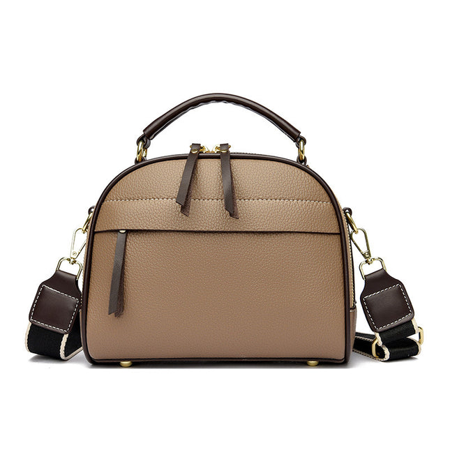 Sac à bandoulière en cuir portable pour femme, printemps et été