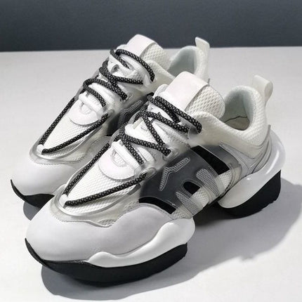 Ladies Casual Sports Running Dad Shoes for Comfort