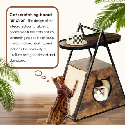 Table d'appoint pour maison de chat