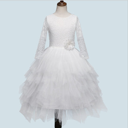 Robe à manches longues en dentelle pour enfants